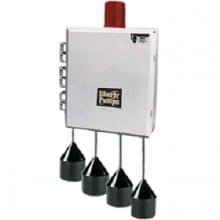 Liberty AE34=4-171, Duplex Pump Control Panel With 4 Floats, Series AE, 208/240/480V, 3 Phase, 4.0-6.3  Amps, Indoor/Outdoor NEMA 4X Enclosure