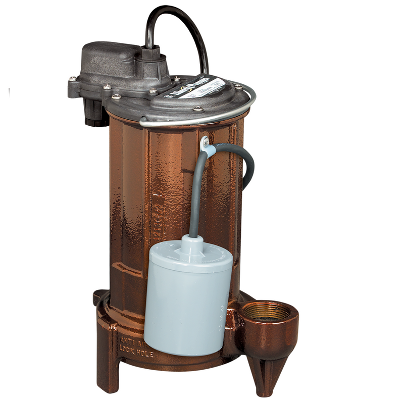 Liberty 281-2, Effluent Pump w/ Wide-Angle Float Switch .5 HP, 115v 1 Phase, , Automatic, 25 Ft. Cord, 1-1/2 Inch Discharge