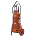 Liberty LSGV304M-3, LSG300 Series, Manual Submersible Grinder Pump, 3 HP, 460 Volts, 3 Phase, 5.8 Amps, 2", 2-1/2" & 3" Horizontal Flange Discharge, 170 GPM Max, 55 ft Max Head, 35 ft Cord