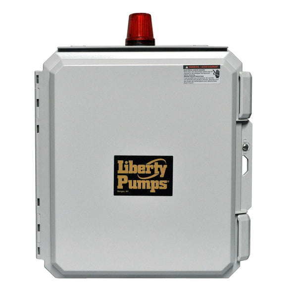 Liberty SXS34=3-191, Simplex Pump Control Panel with 3 Float Switches, Series SXS, 200/230/460V, 3 Phase, 6-10 Amps, Indoor/Outdoor NEMA 4X Enclosure