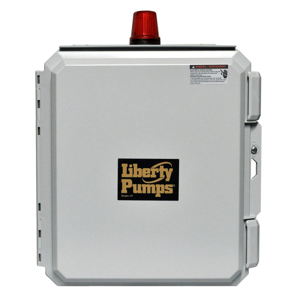 Liberty SXSKC24=3, Simplex Pump Control Panel with 3 Float Switches, Series SXS, 230V, 1 Phase, 8-32 Amps, Indoor/Outdoor NEMA 4X Enclosure