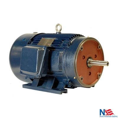 PE 7.5 HP 3600 RPM 3 PH 60 Hz 230/460V 1.15 SF 184JM FRAME, TEFC, CLOSE COUPLED PUMP MOTOR, CAST IRON, PREMIUM EFFICIENCY, C-FACE RIGID MOUNTING
