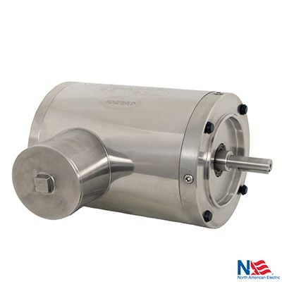 SS 2 HP 1800 RPM 3 PH 60 Hz 230/460V 1.15 SF 56C FRAME, TENV, STAINLESS STEEL WASHDOWN MOTOR, STAINLESS STEEL, PREMIUM EFFICIENCY, C-FACE ROUND BODY (FOOTLESS) MOUNTING