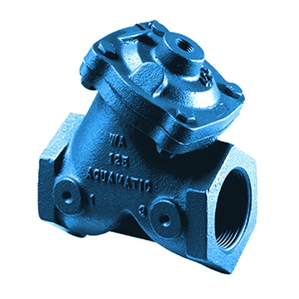 AquaMatic V42D-0D10-00000 – 1 1/4″ – Normally Open, Limit Stop – Blue - V42 Metal Diaphragm Valves