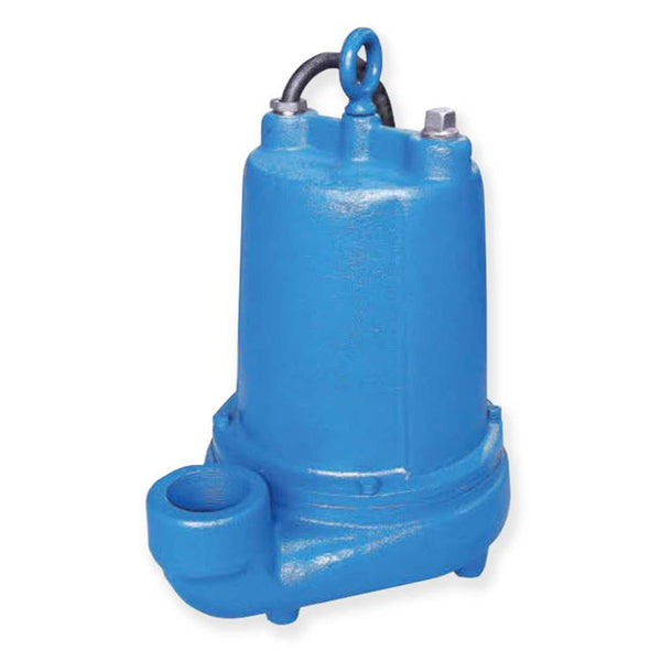 Barmesa 2BEH104SS Submersible Effluent Pump 1.0 HP 460V 3 Phase 15' Cord Manual Three Phase Cast Iron Stainless Steel Bronze Enclosure Effluent Use Dewatering Use Sump Use