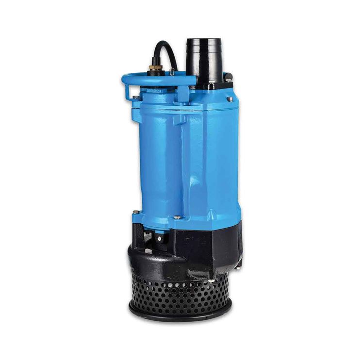 Barmesa 4KTM1003 Submersible Dewatering Pump 10 HP 230V 3 Phase 50' Cord Manual 60HZ Three Phase Cast Iron Stainless Steel IP68 Rating Enclosure Dewatering Use Water Use