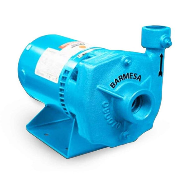 Barmesa IC1 1/4-2-2-1 TEFC End-Suction Centrifugal Pump 2.0 HP 1PH | 60Hz | 1 HP | 3 HP | Cast Iron | Stainless Steel | Enclosure | Water Use | Industrial Use | Commercial Use