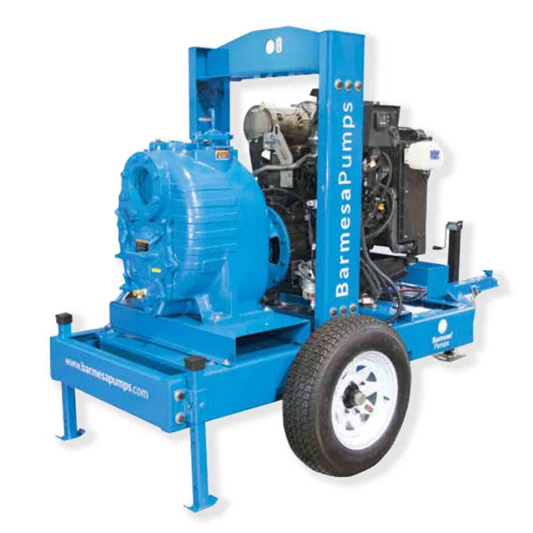 Barmesa SH6-4TNV98C Self-Priming Solids Handling Engine Driven Pump