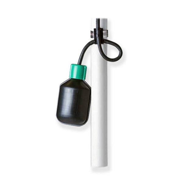 Barmesa BP20SGMSPDTWE Narrow Angle Spdt Pump Level Control With Weight 125/250V 20' Cord Narrow Angle Float Spdt Float Switch 50 Ft Cable Polypropylene Enclosure Water Use Sewage Use Level Control