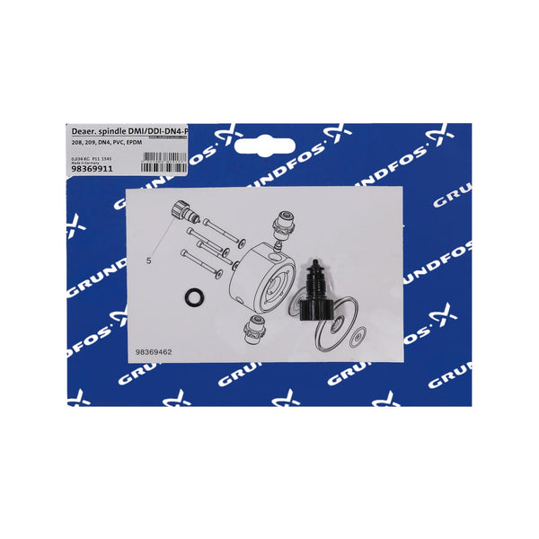 Grundfos 98369911 - Kit | Fitting Deaer. sPindle, DN4-PVC/E | Submersible | Borehole | Vertical | High Head