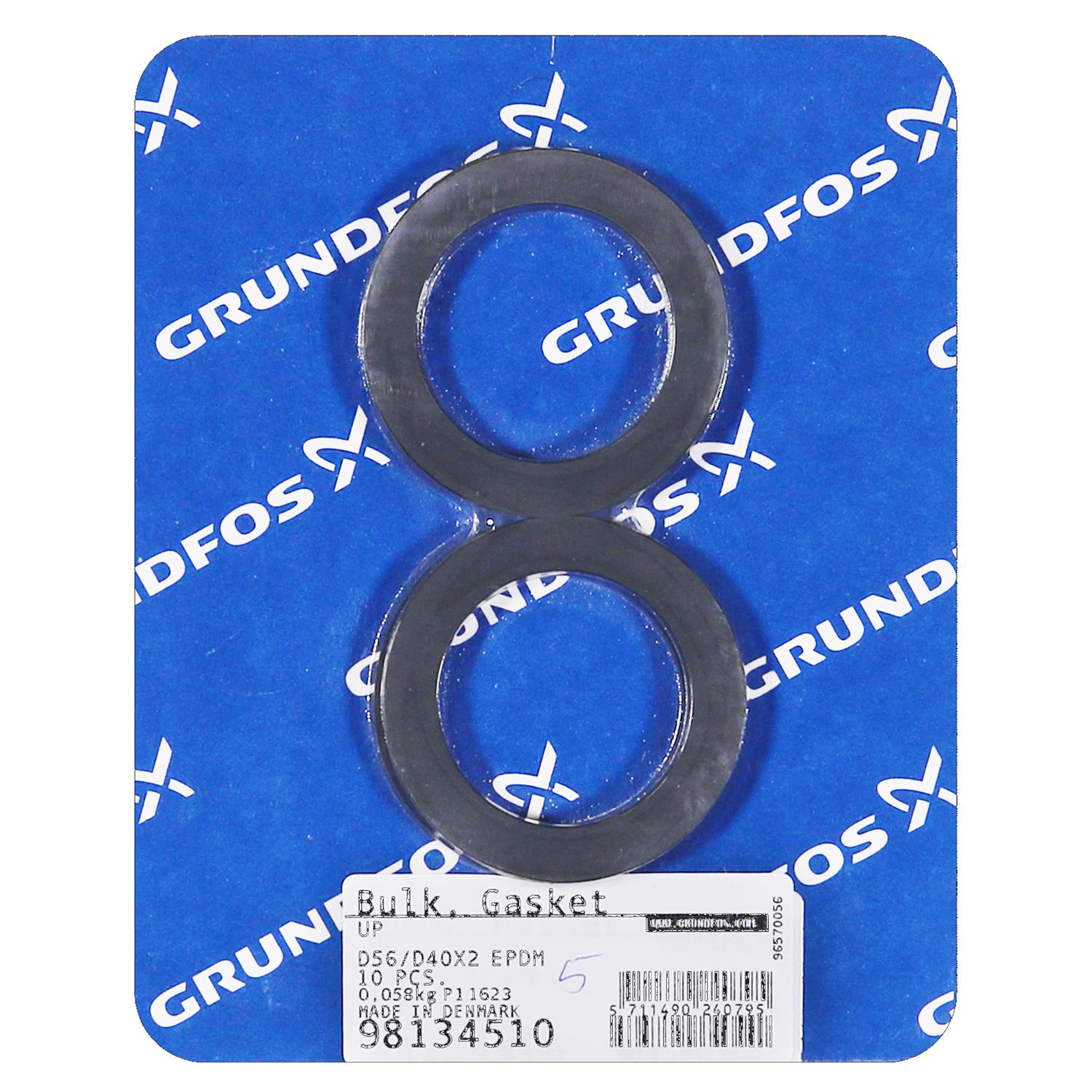 Grundfos 98134510 - Bulk, Gasket D56/D40X2 EPDM