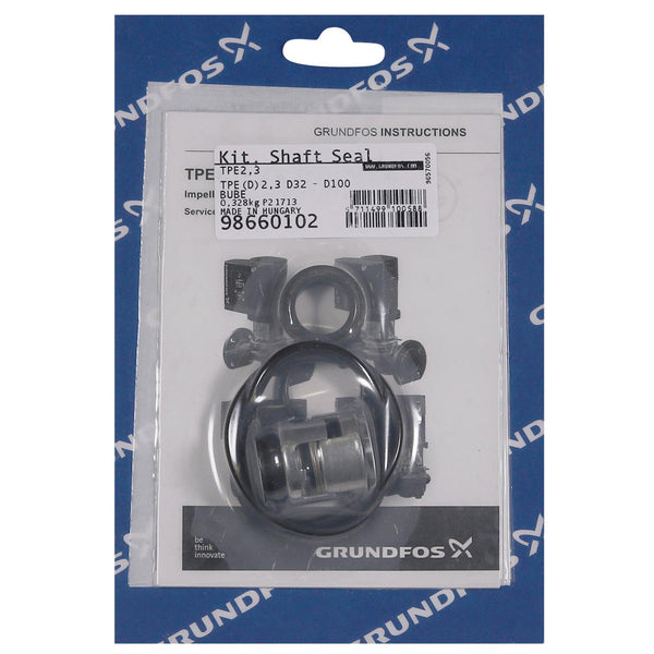 Grundfos 98660102 - Kit | Shaft Seal TPE(D)2,3 D32 - D100 | Inline | Variable Speed | Circulator