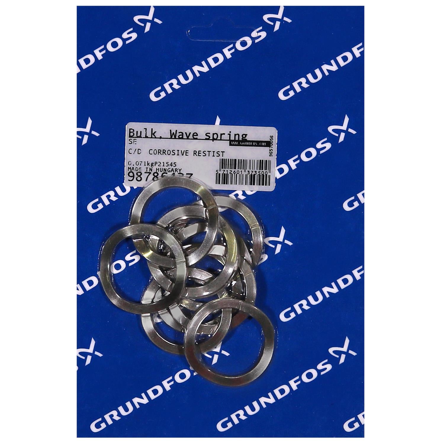 Grundfos 98786437 - Bulk, Wave spring Framse size C, D