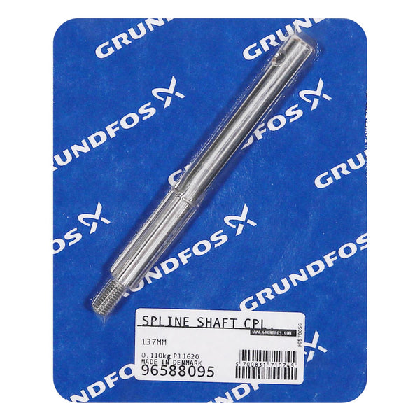Grundfos 96588095 - Spline Shaft Complete 137MM | Submersible | Borehole | Vertical | High Head