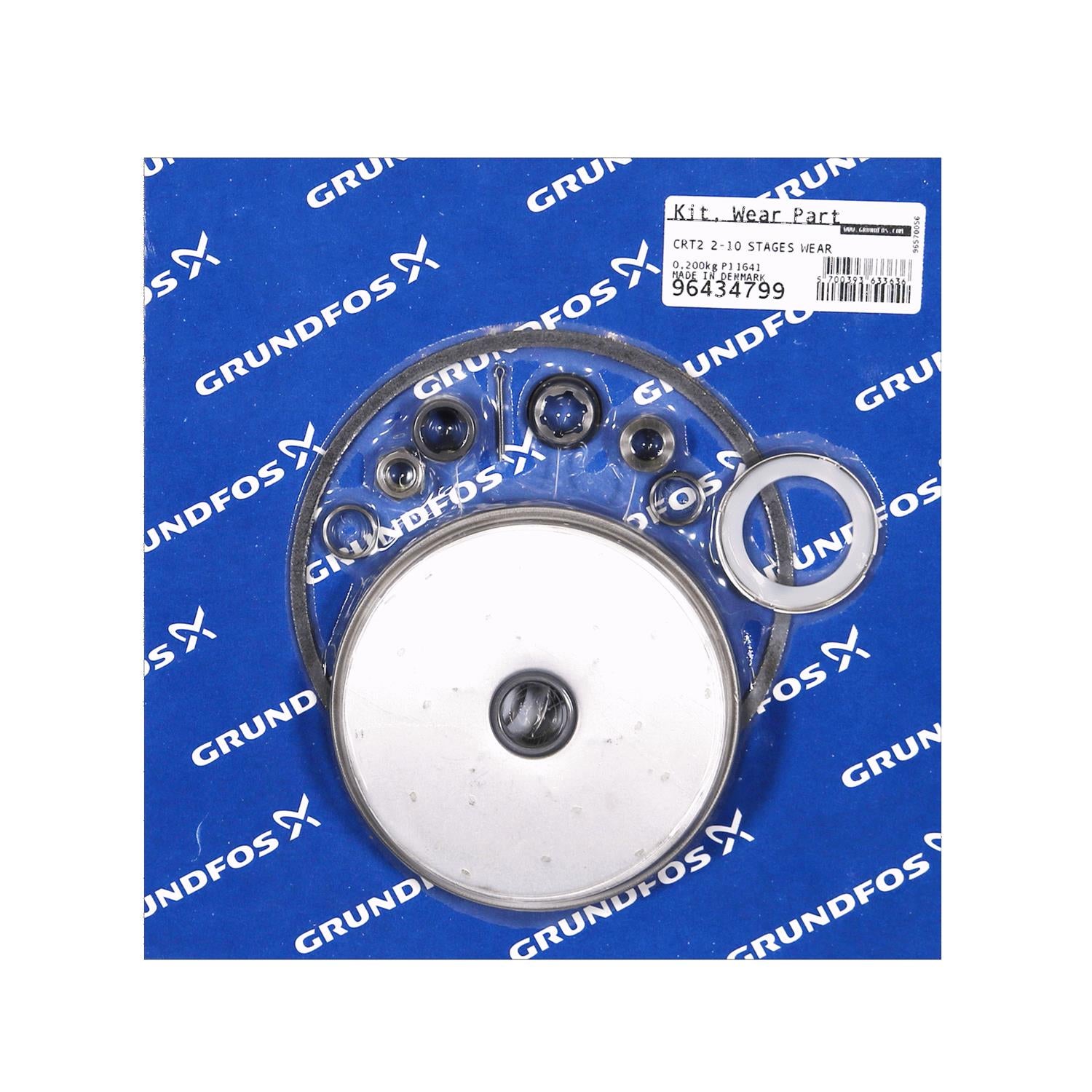 Grundfos 96434799 - Kit | Wear Part CRT2 2-10 Stages Wear | Vertical | Multistage | Centrifugal