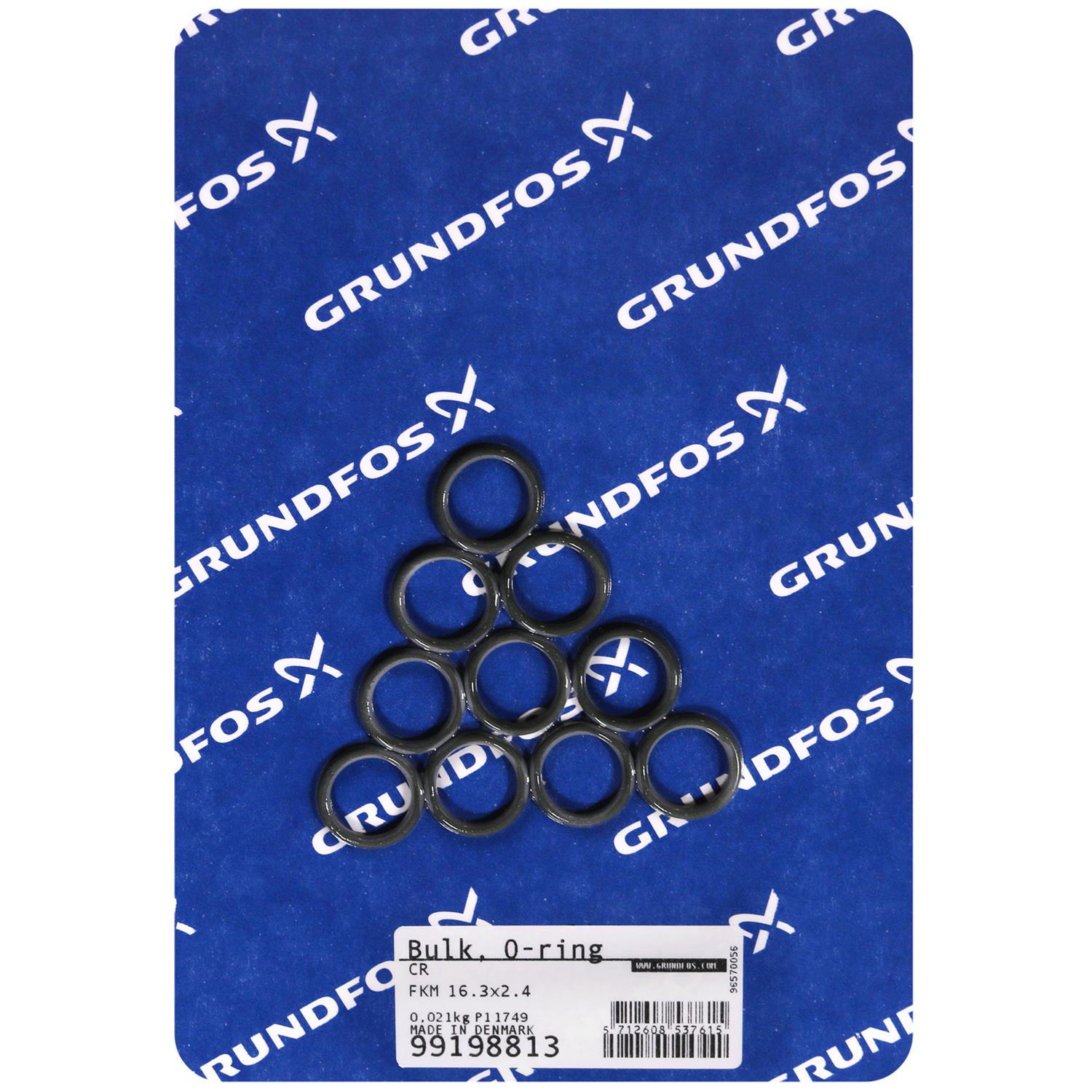 Grundfos 99198813 - Bulk, O-ring FKM 16.3x2.4