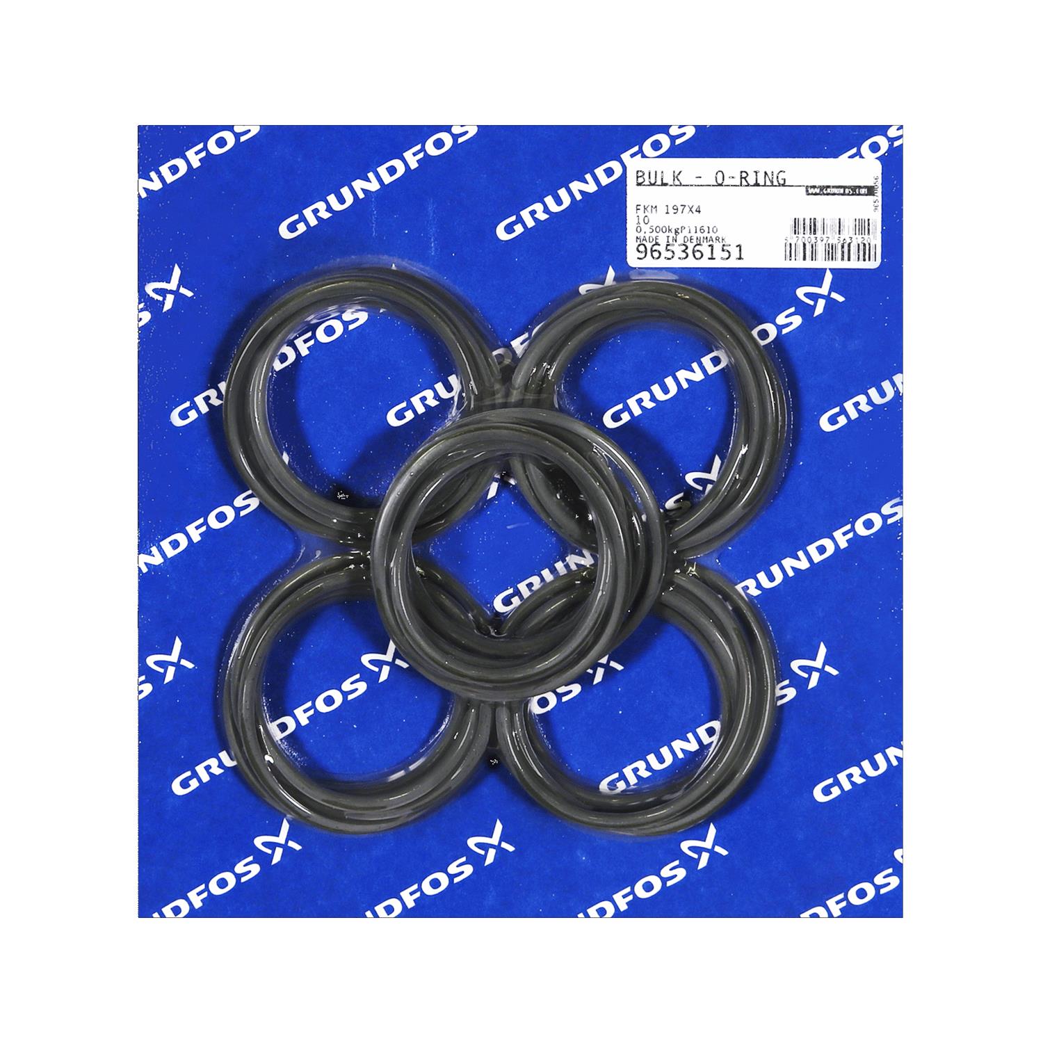 Grundfos 96536151 - BULK - O-RING FKM 197X4