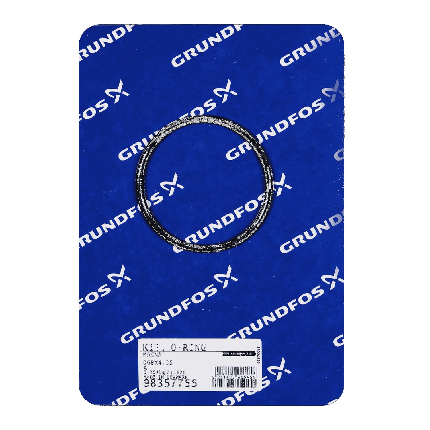Grundfos 98357755 - Spare O-Ring D68X4.35 | Submersible | Borehole | Vertical | High Head