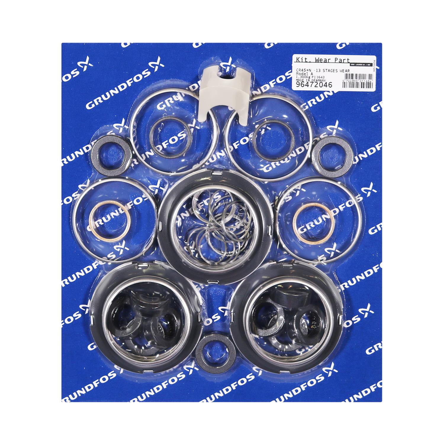 Grundfos 96472046 - Kit | Wear Part CR45+N -13 Stages Wear | Vertical | Multistage | Centrifugal