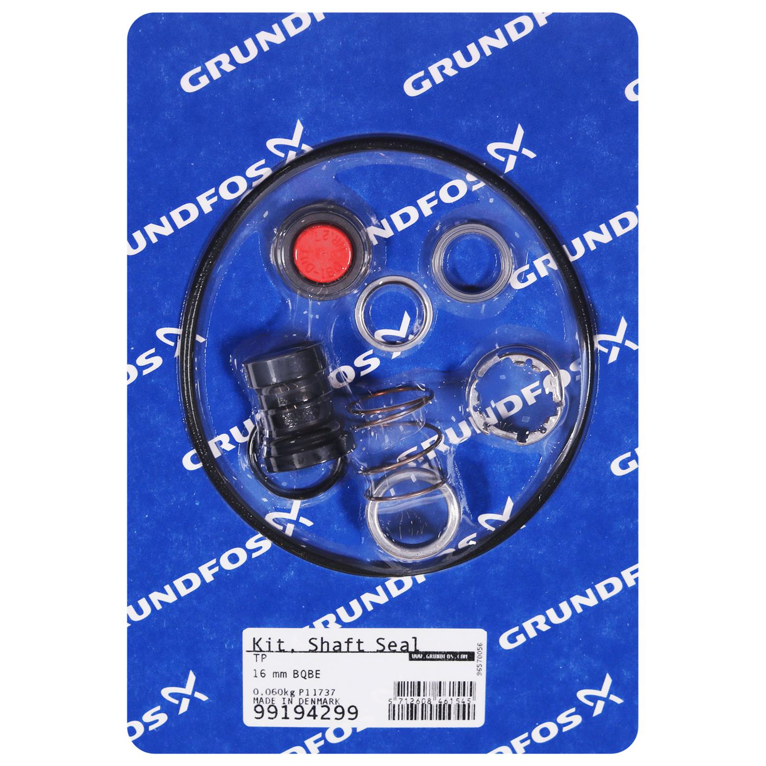 Grundfos 99194299 - Kit | Shaft Seal 16 mm BQBE