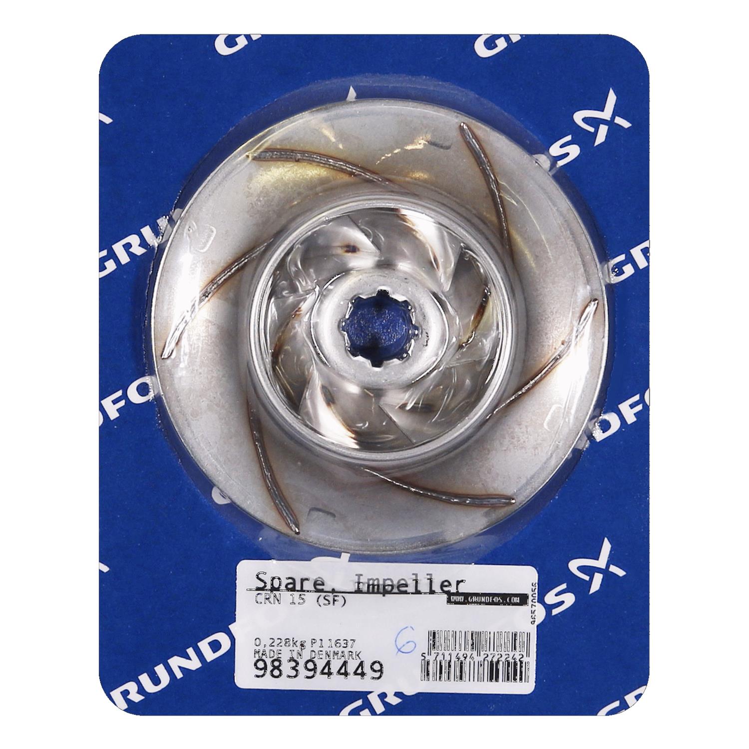 Grundfos 98394449 - Spare Impeller | Submersible | Borehole | Vertical | High Head