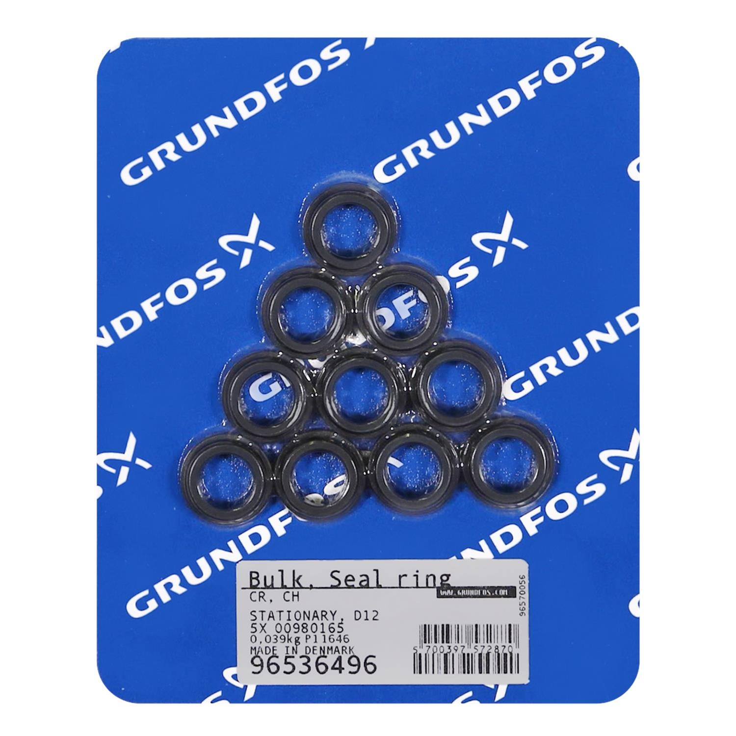 Grundfos 96536496 - Bulk, Seal ring STATIONARY, D12