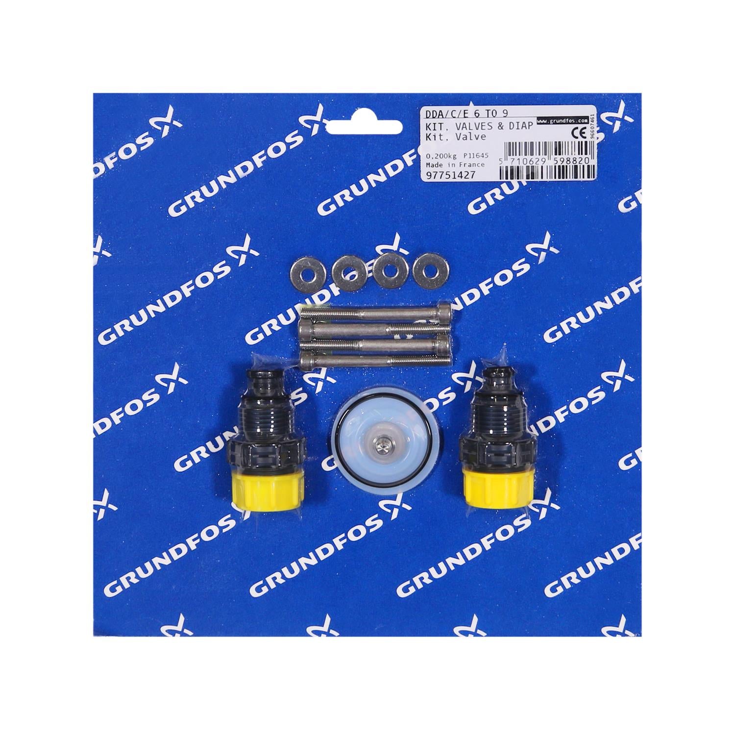 Grundfos 97751427 - Kit | Valve & Diaph SD-S-PP/E/C-1 | Digital Input | Alarm | Monitoring