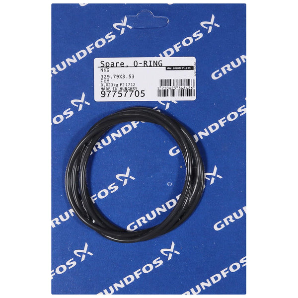 Grundfos 97757705 - Spare O-Ring 329.79X3.53 | Submersible | Borehole | Vertical | High Head