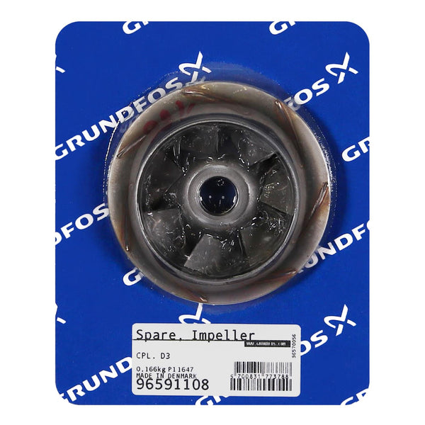 Grundfos 96591108 - Spare Impeller Complete D3 | Submersible | Borehole | Vertical | High Head