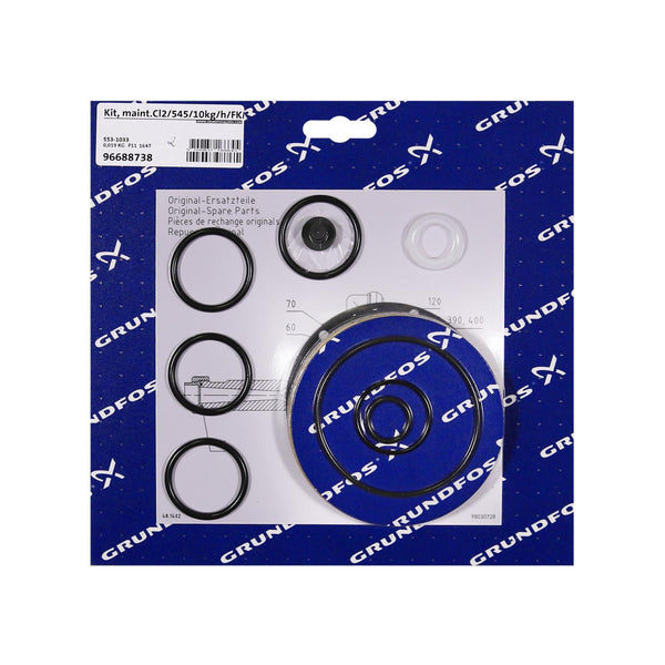Grundfos 96688738 - Kit | MaintenanceCl2/545/10kg/h/FKM/PTFE