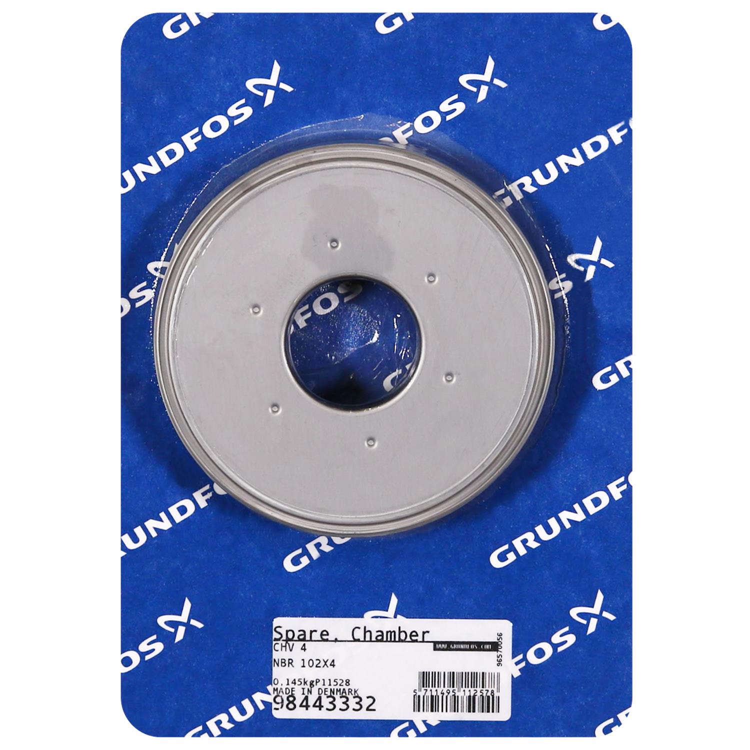 Grundfos 98443332 - Spare Chamber NBR 102X4 | Submersible | Borehole | Vertical | High Head