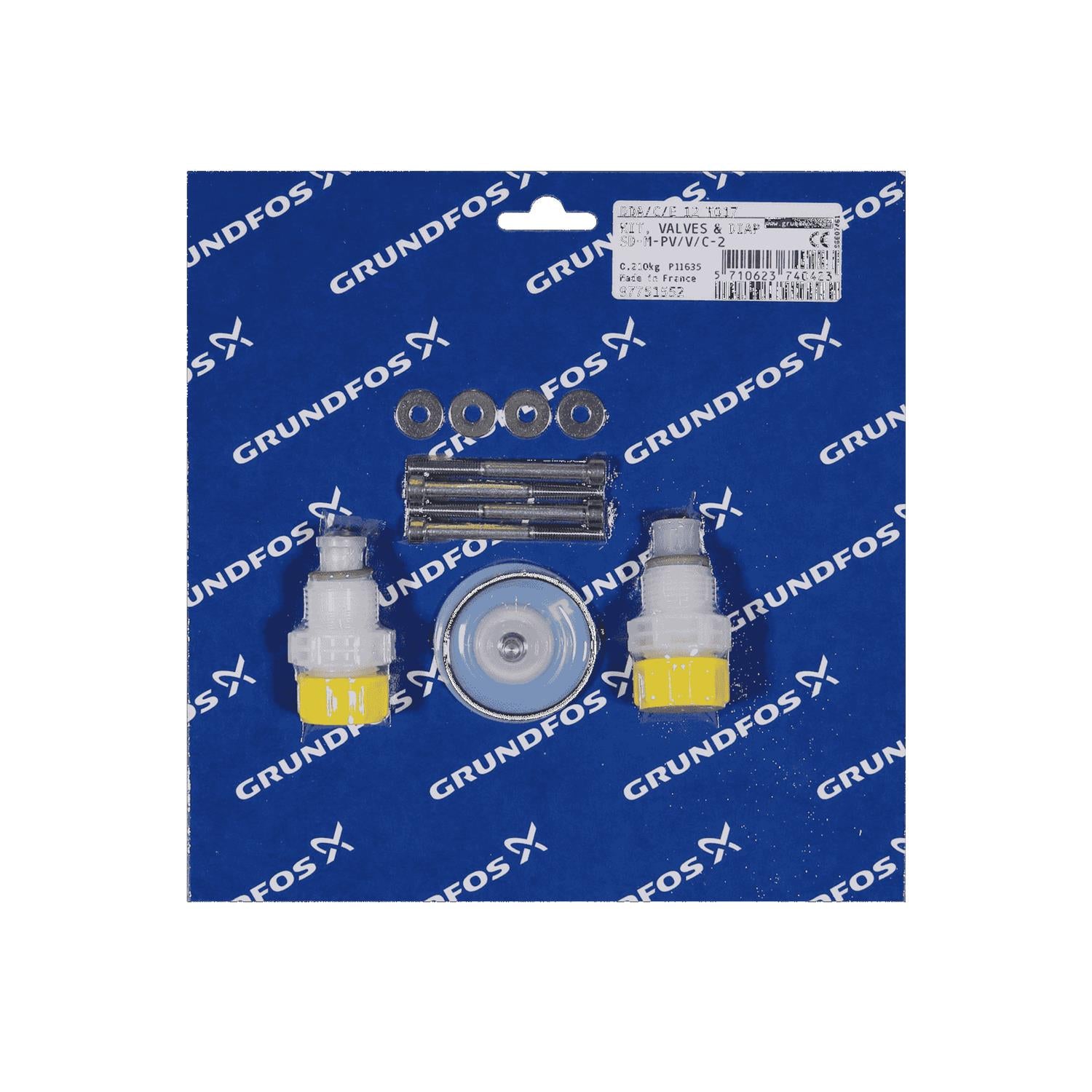 Grundfos 97751552 - Kit | Valve & Diaph | Digital Input | Alarm | Monitoring