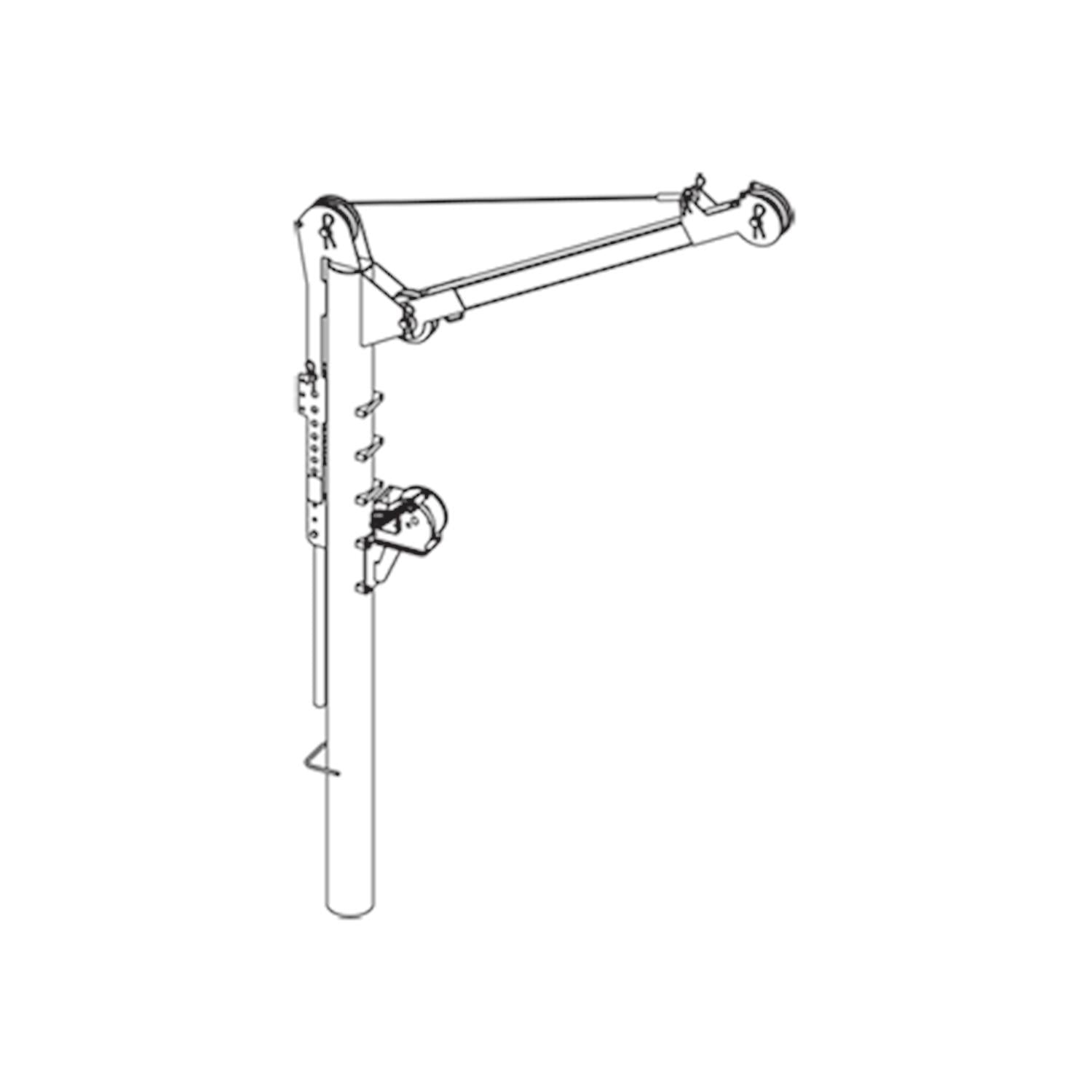 Grundfos 95036950 - Crane with winch 12AF, 500 kg | Vertical | Multistage | Centrifugal