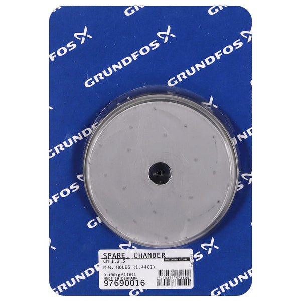 Grundfos 97690016 - Spare Chamber N with Holes (1.4401) | Submersible | Borehole | Vertical | High Head