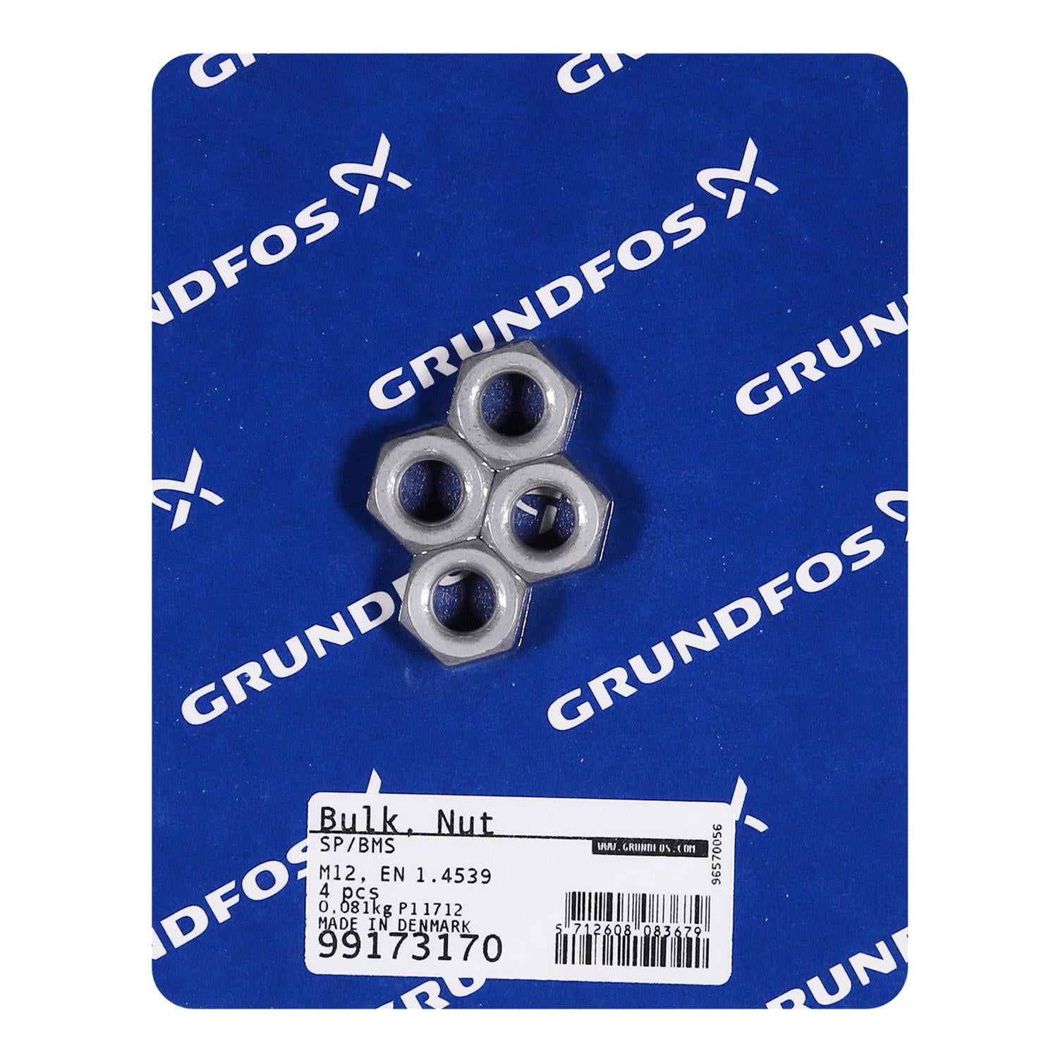 Grundfos 99173170 - Bulk, Nut M12, EN 1.4539