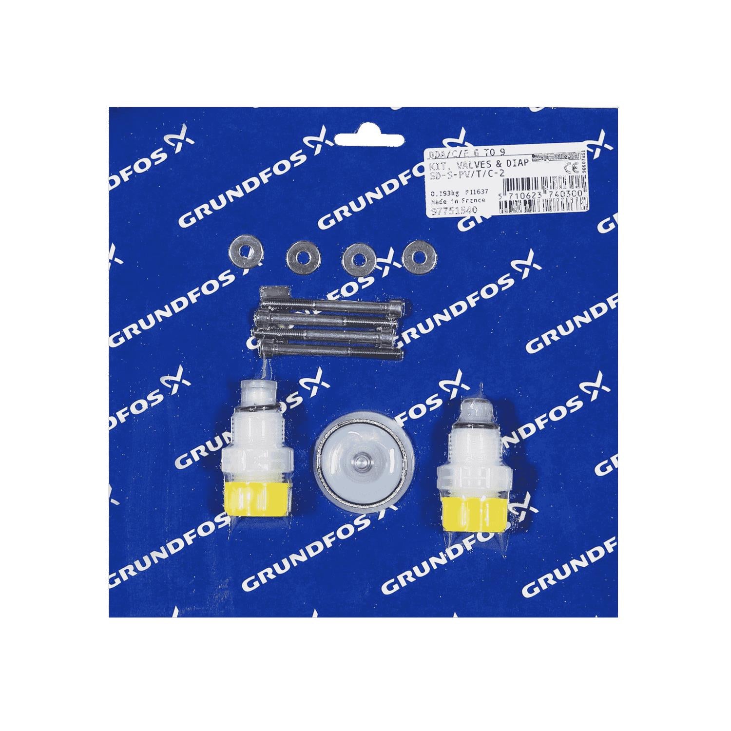 Grundfos 97751540 - Kit | Valve & Diaph | Digital Input | Alarm | Monitoring