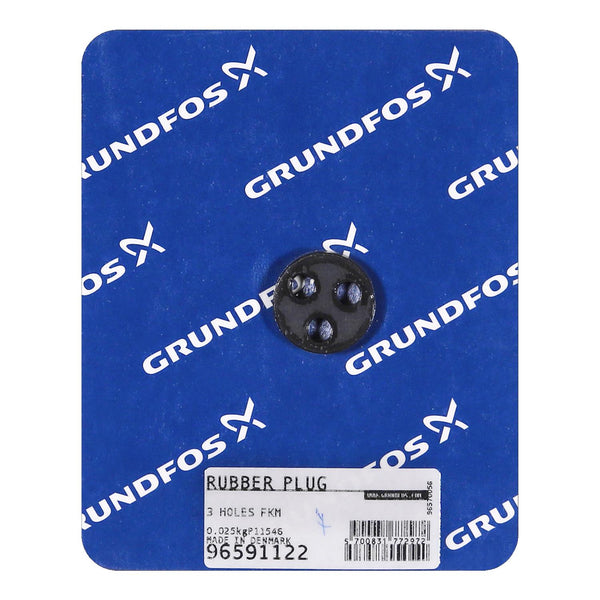 Grundfos 96591122 - Rubber Plug 3 Holes FKM