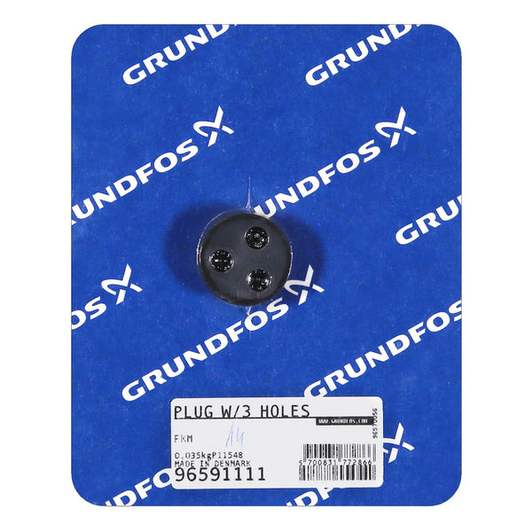 Grundfos 96591111 - Plug W/3 Holes FKM
