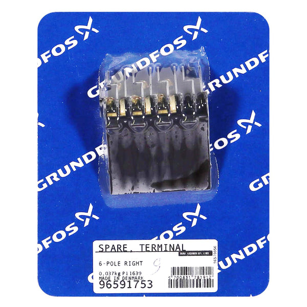 Grundfos 96591753 - Spare Terminal 6-POLE Right | Submersible | Borehole | Vertical | High Head