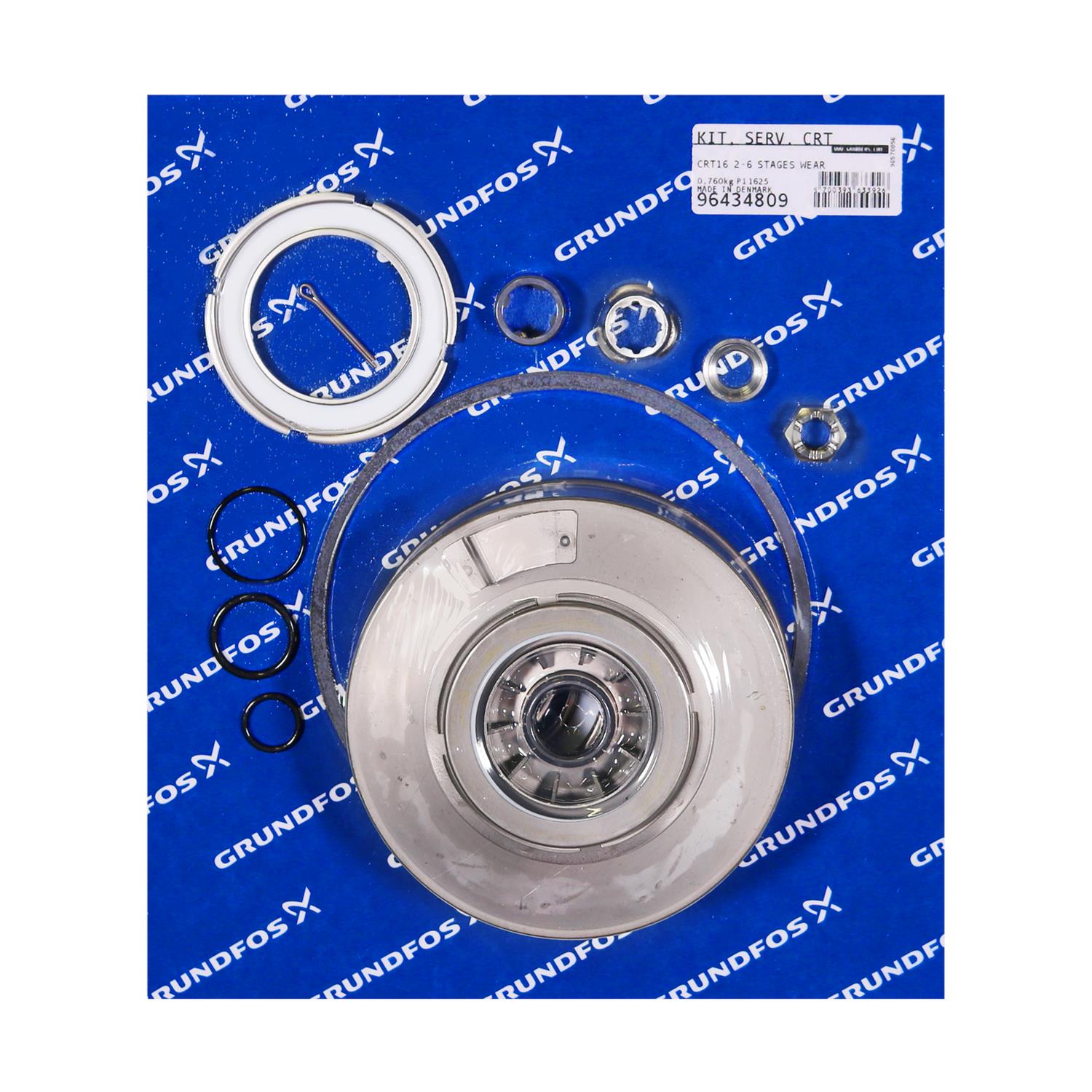 Grundfos 96434809 - Kit | Wear Part CRT16 2-6 Stages Wear | Vertical | Multistage | Centrifugal