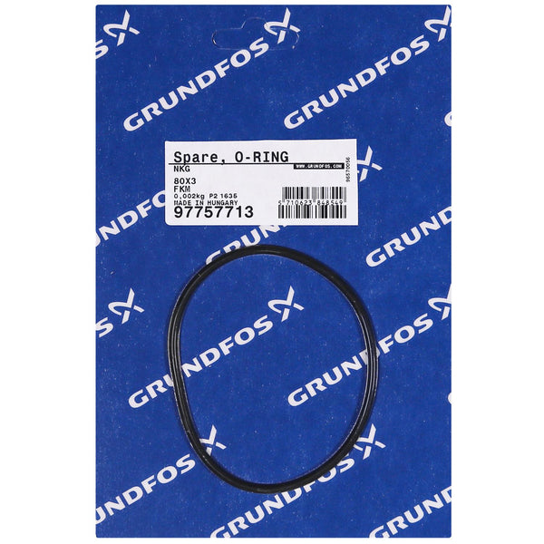 Grundfos 97757713 - Spare O-Ring 80X3 | Submersible | Borehole | Vertical | High Head