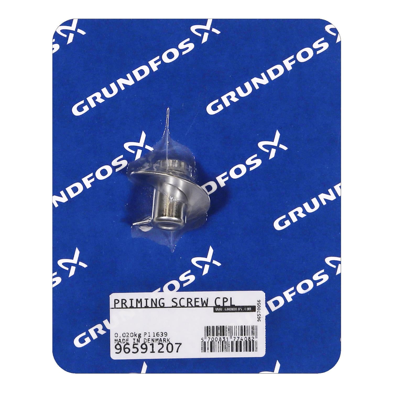 Grundfos 96591207 - Priming Screw CPL | Vertical | Multistage | Centrifugal