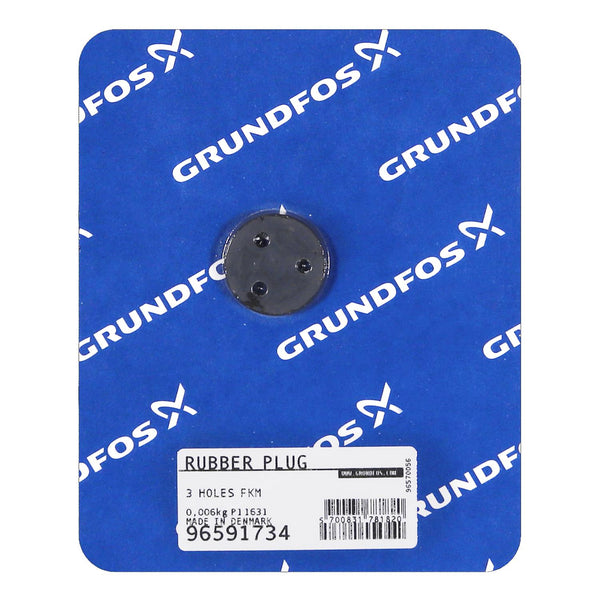 Grundfos 96591734 - Rubber Plug 3 Holes FKM