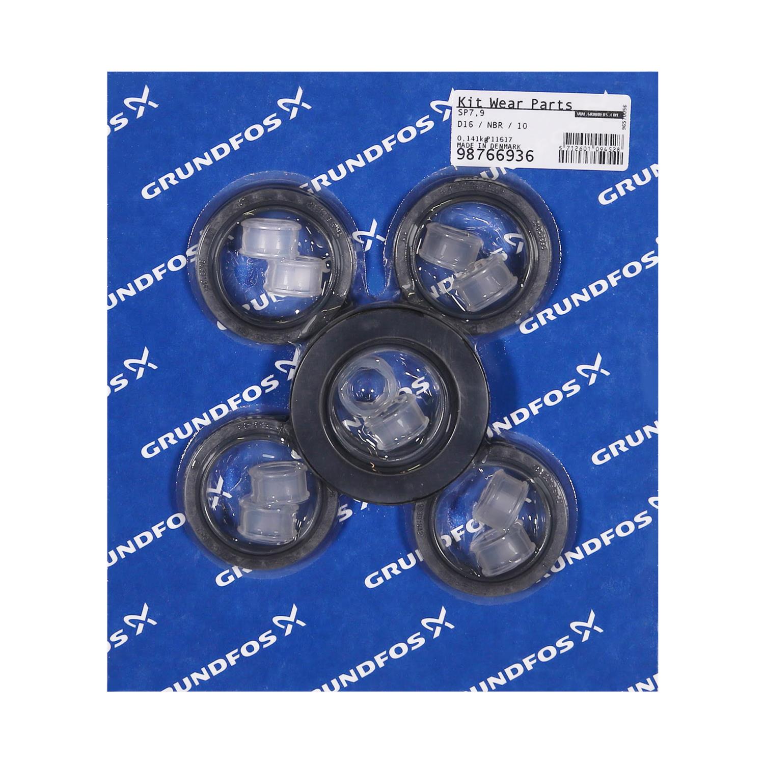 Grundfos 98766936 - Kit | Wear Part D16 / NBR / 10