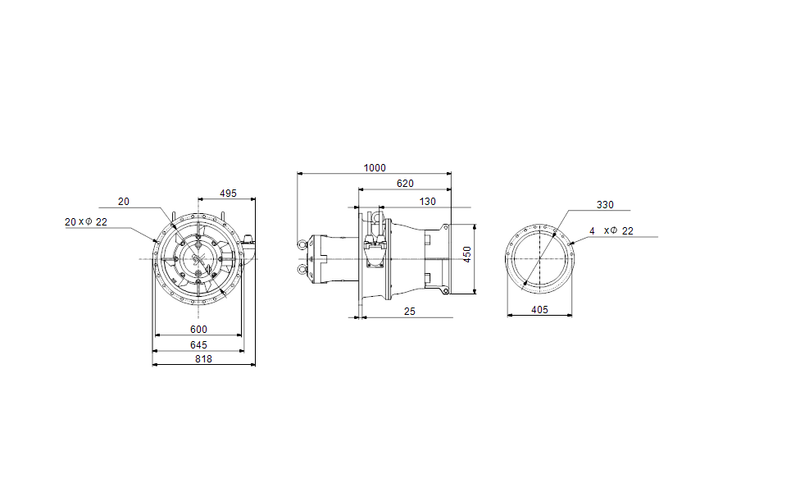 Grundfos 99553380 - KPG.20.15.6.T.60.15.L.46