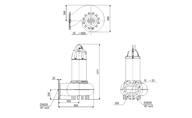 Grundfos 99783113 - SE2.45.A100.200.4.52L.EX.61R.A