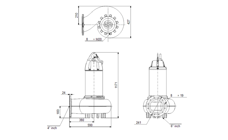 Grundfos 99780971 - SE1.30.A40.175.4.52H.EX.60S.A