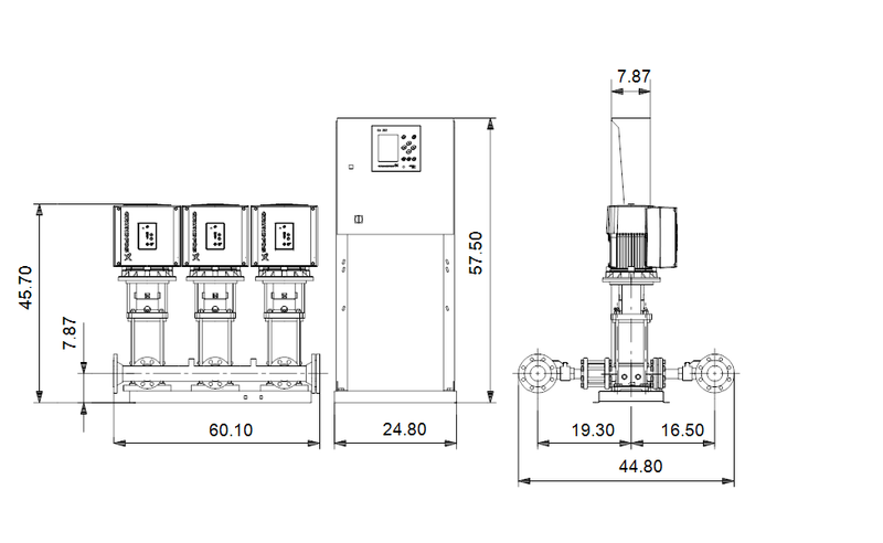 Grundfos 99689022 - Hydro MPC-E 3 CRE 20-5