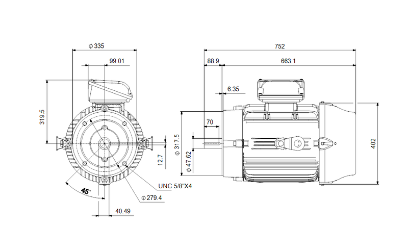 Grundfos 99883286 - WEG 326TSC