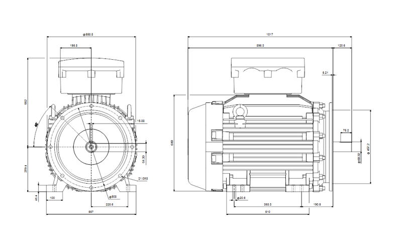 Grundfos 99887817 - WEG 444TSD